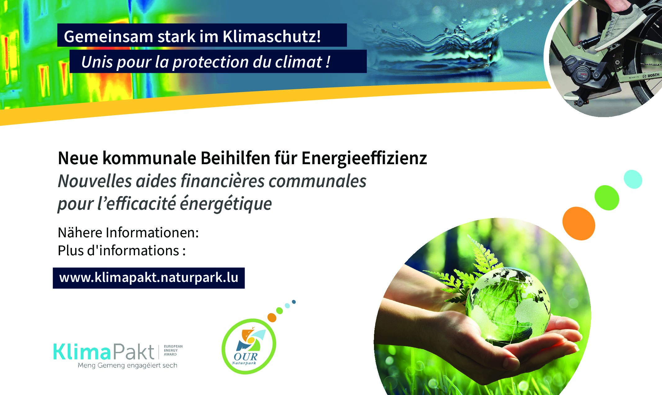 Aides financières communales pour l’efficacité énergétique - Kommunale Beihilfen für Energieeffizienz