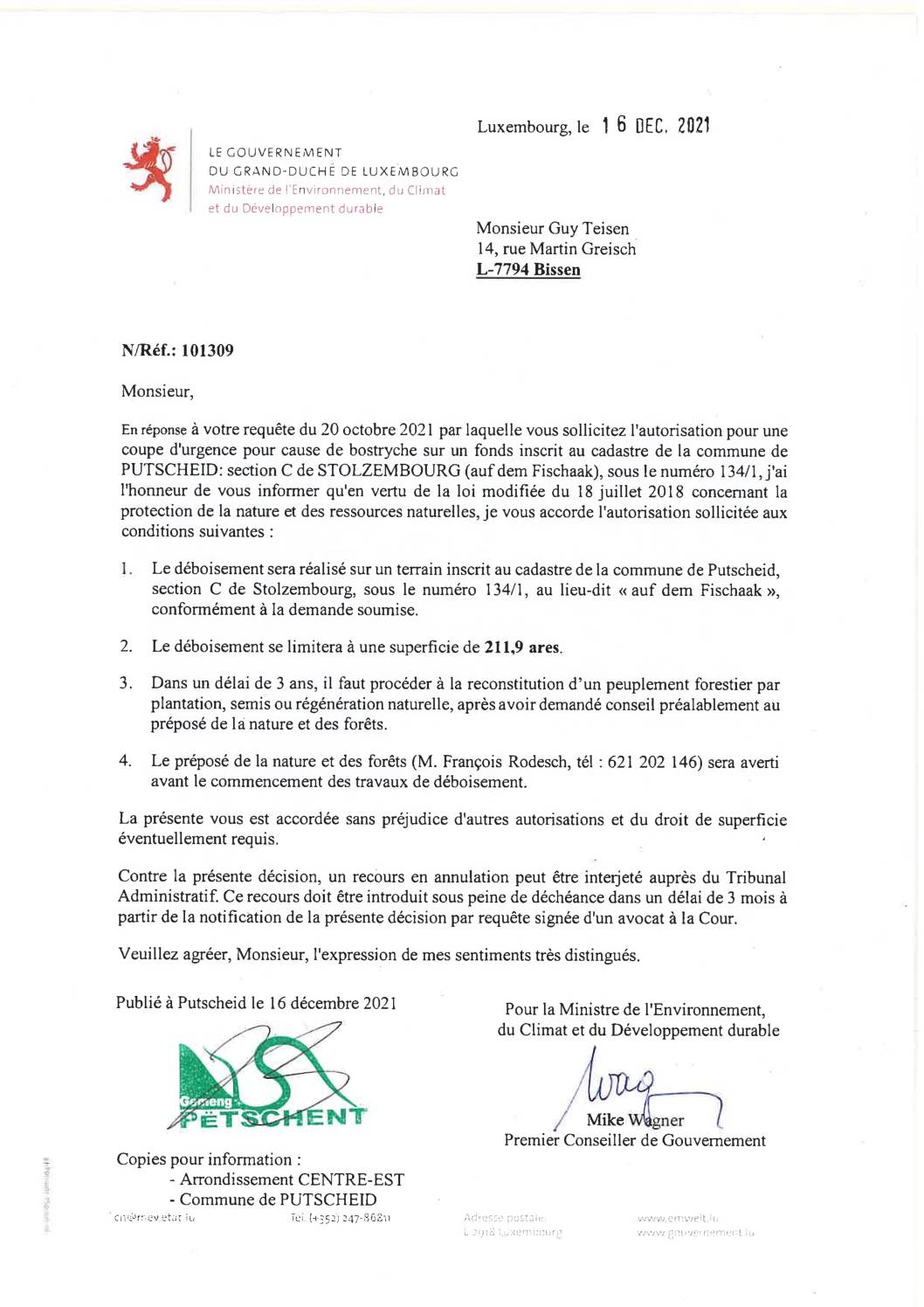 Notification de decision_Coupe d'urgence_Stolzembourg_Teisen