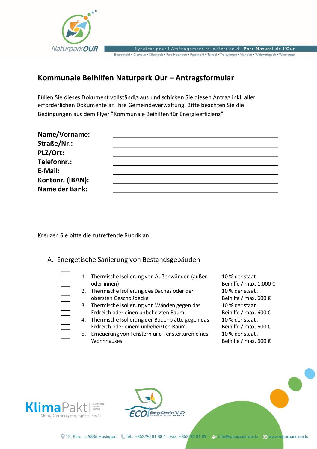 Antragsformular_Kommunale Beihilfen