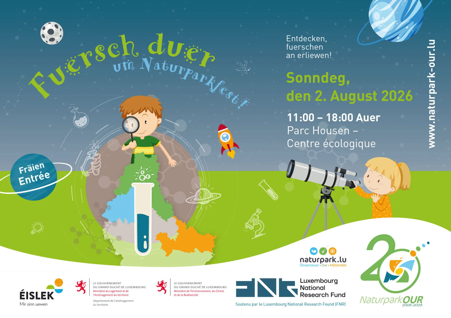 Fuersch duer um Naturparkfest!